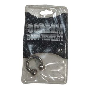 1 Scream Body Nose Jewelry Men Or Women's (6G) x